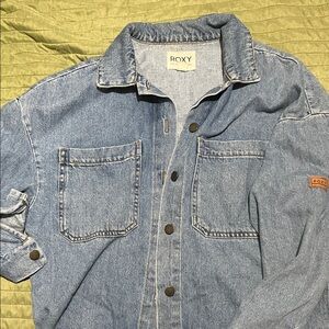 Roxy Light Blue Denim Shirt Jacket
